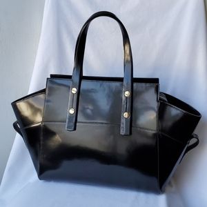 Alberta Di Canio Genuine Black Italian Leather Bag